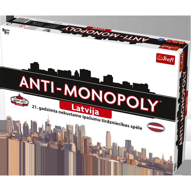 TREFL Spēle "Anti-Monopoly" ,Latviešu val.,