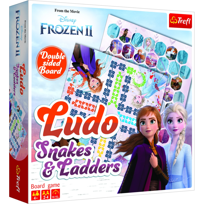 TREFL FROZEN "Ledus Sirds 2" Galda spēle Ludo-Čūskas un kāpnes