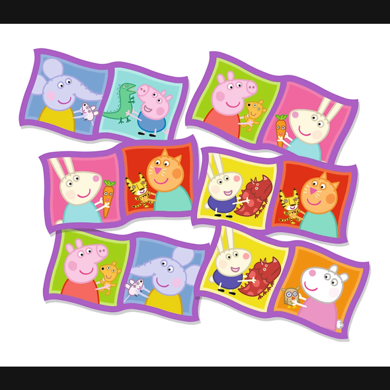 TREFL PEPPA PIG Galda spēle Domino