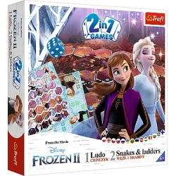 TREFL FROZEN Настольная игра 2 в 1 Холодное сердце 2
