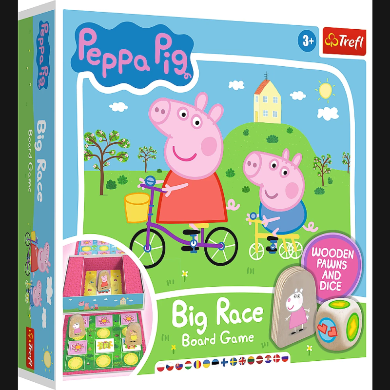 TREFL PEPPA PIG Galda spēle “Lielās sacīkstes”