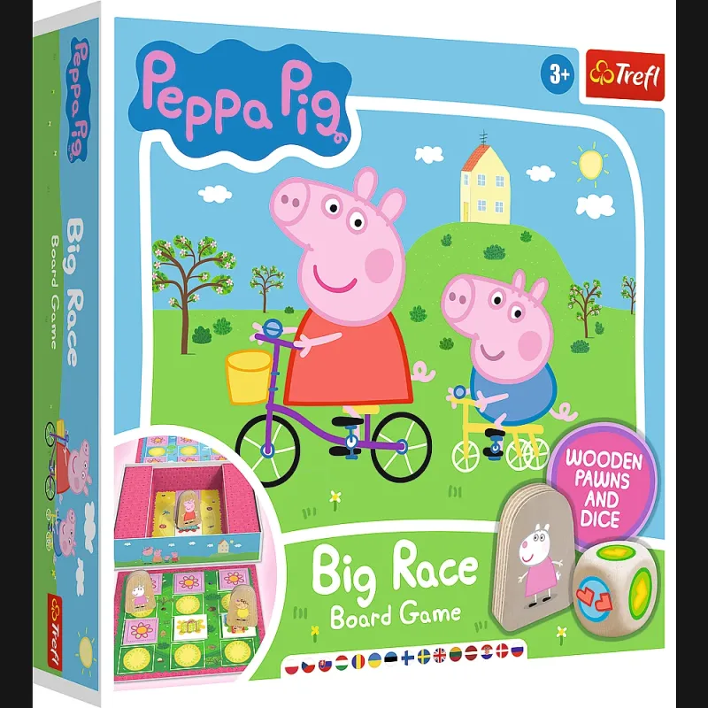 TREFL PEPPA PIG Galda spēle “Lielās sacīkstes”