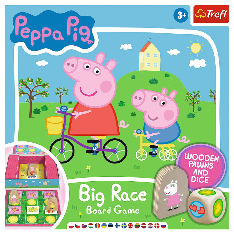 TREFL PEPPA PIG Galda spēle “Lielās sacīkstes”