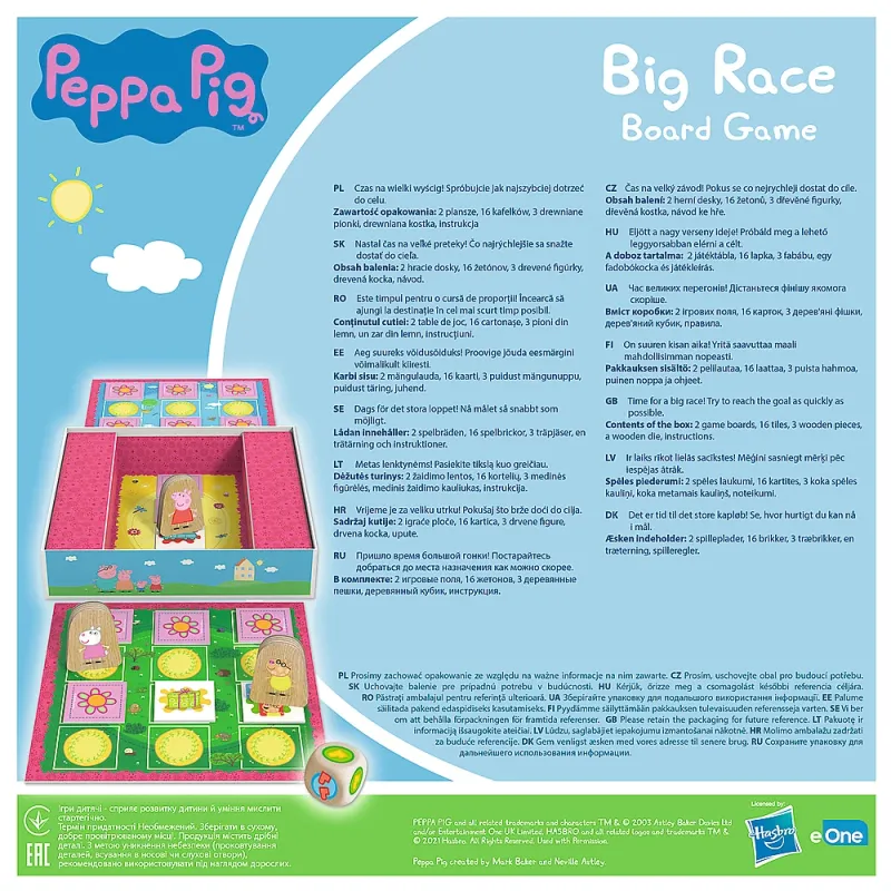 TREFL PEPPA PIG Galda spēle “Lielās sacīkstes”