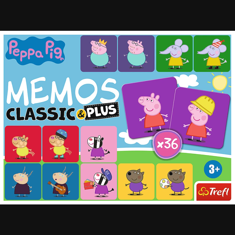 TREFL PEPPA PIG Memo Classic Plus