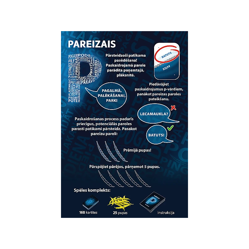 TREFL Spēle "Pareizais P" ,Latviešu val.,