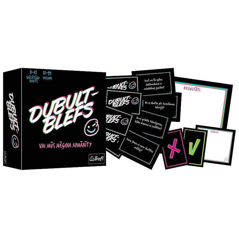TREFL Galda spēle "Dubultblefs" ,Latviešu val.,