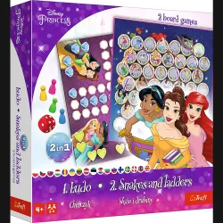 TREFL DISNEY PRINCESS lauamäng 2 in 1 Printsessid