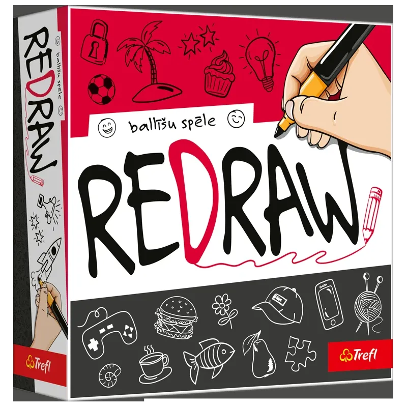 TREFL Board game Redraw ,in Latvian lang.,