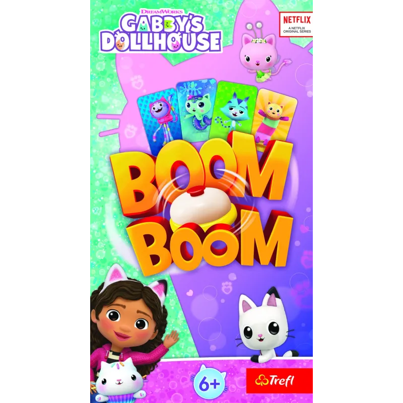 TREFL GABBY´S DOLLHOUSE Board game Boom Boom