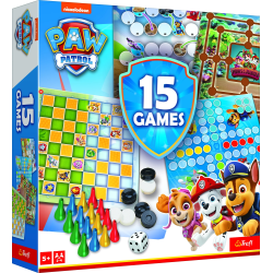 TREFL PAW PATROL 15 in 1 Galda spēle