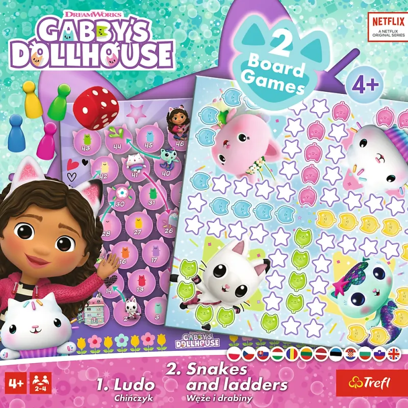 TREFL GABBY´S DOLLHOUSE lauamäng 2 in 1