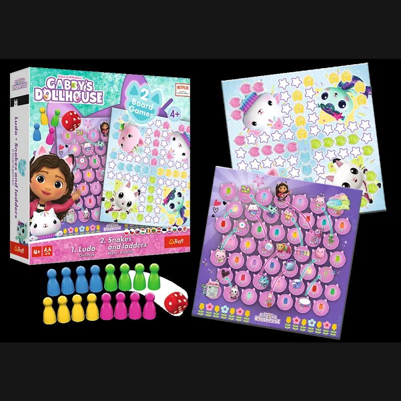 TREFL GABBY´S DOLLHOUSE lauamäng 2 in 1