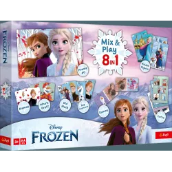 TREFL FROZEN 8in1 Mix&play set of boardgames