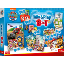 TREFL PAW PATROL 8in1 Mix&play galda spēļu komplekts