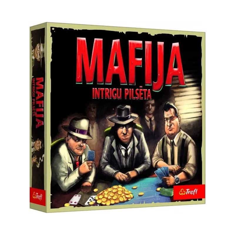 TREFL Mafia board game ,in Latvian lang.,
