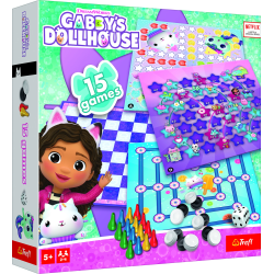 TREFL GABBY´S DOLLHOUSE 15 in 1 Galda spēle