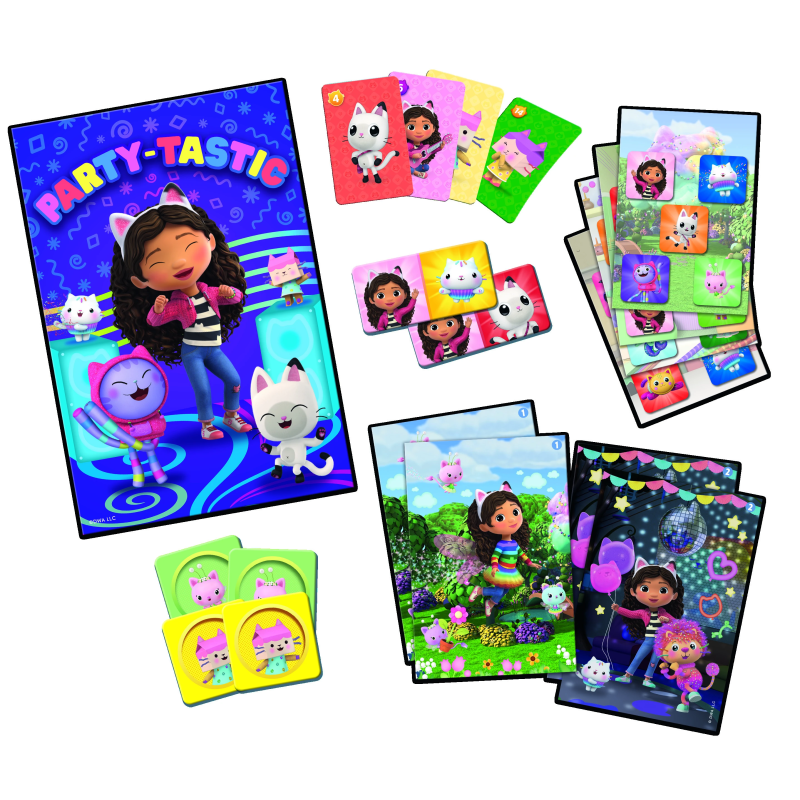 TREFL GABBY´S DOLLHOUSE 8in1 Mix&Play galda spēļu komplekts