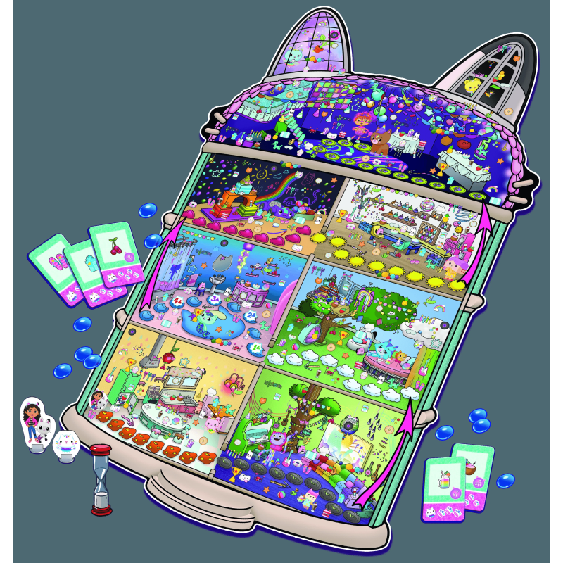 TREFL GABBY´S DOLLHOUSE Galda spēle Spy Guy