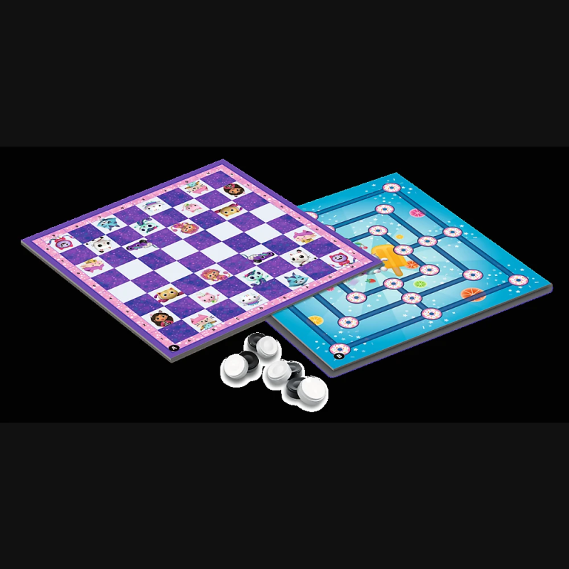 TREFL GABBY´S DOLLHOUSE Galda spēle Dambrete un Dzirnavas