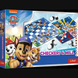 TREFL PAW PATROL Настольная игра Шашки & Мельница