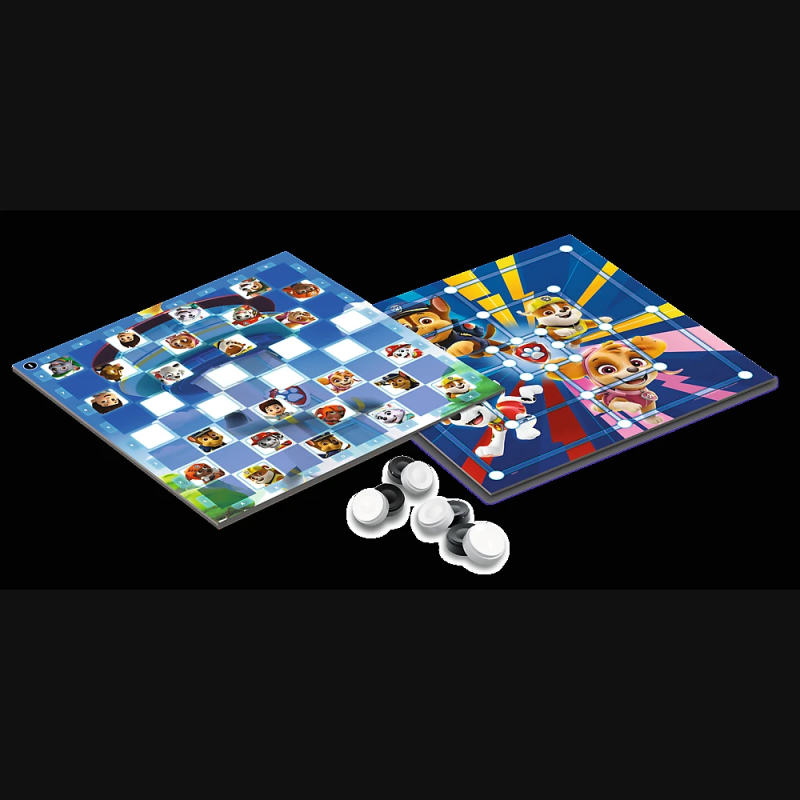 TREFL PAW PATROL Galda spēle Dambrete un Dzirnavas