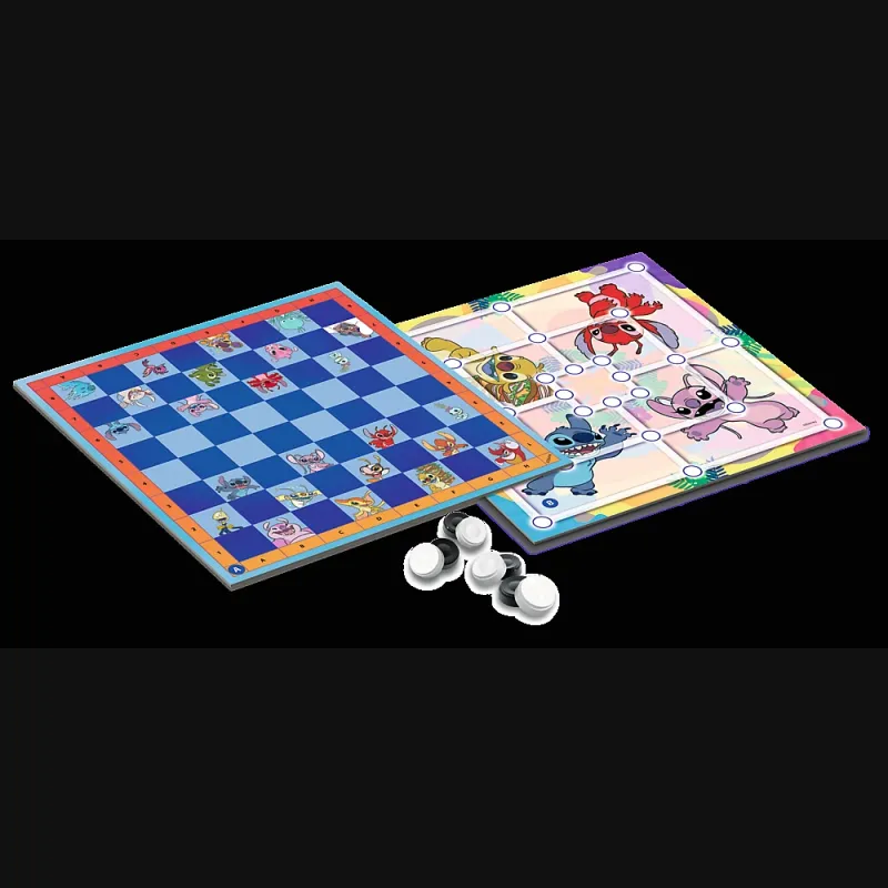 TREFL DISNEY STITCH Galda spēle Dambrete un Dzirnavas