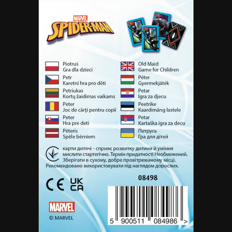 TREFL SPIDER-MAN Kāršu spēle Zirnekļcilvēks