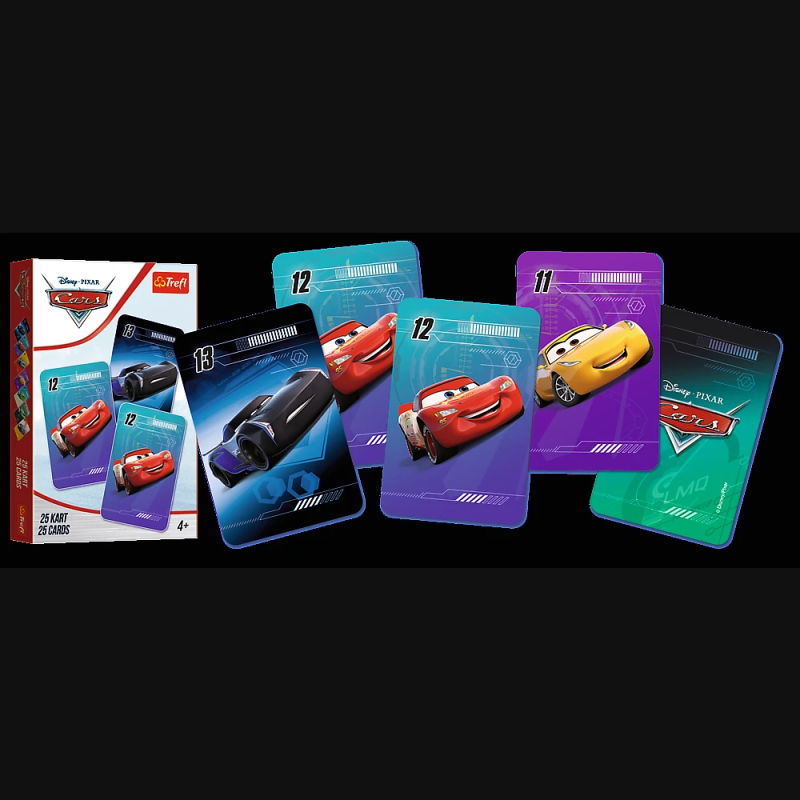 TREFL CARS Kāršu spēle Vāģi