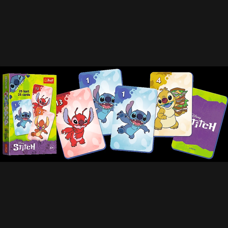 TREFL DISNEY STITCH Kāršu spēle