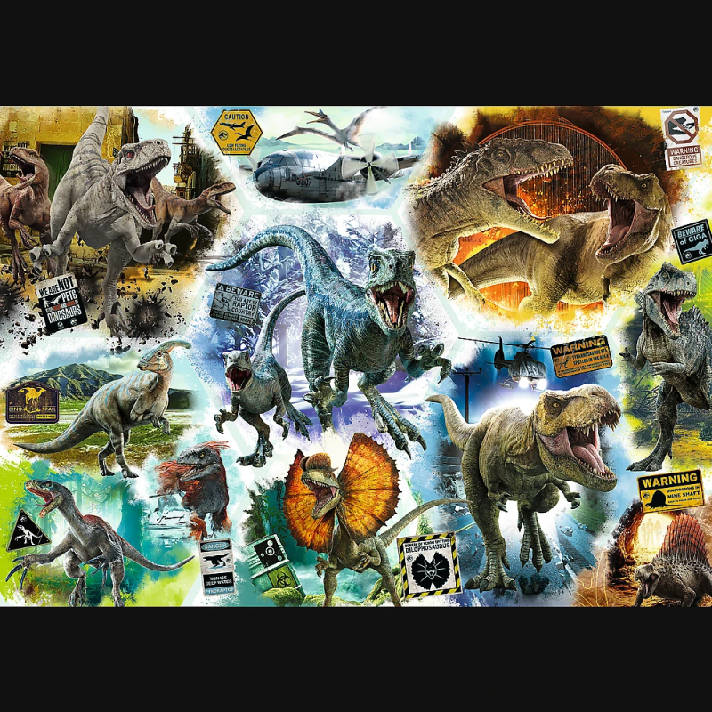 TREFL JURASSIC WORD Puzle, 1000 gab.