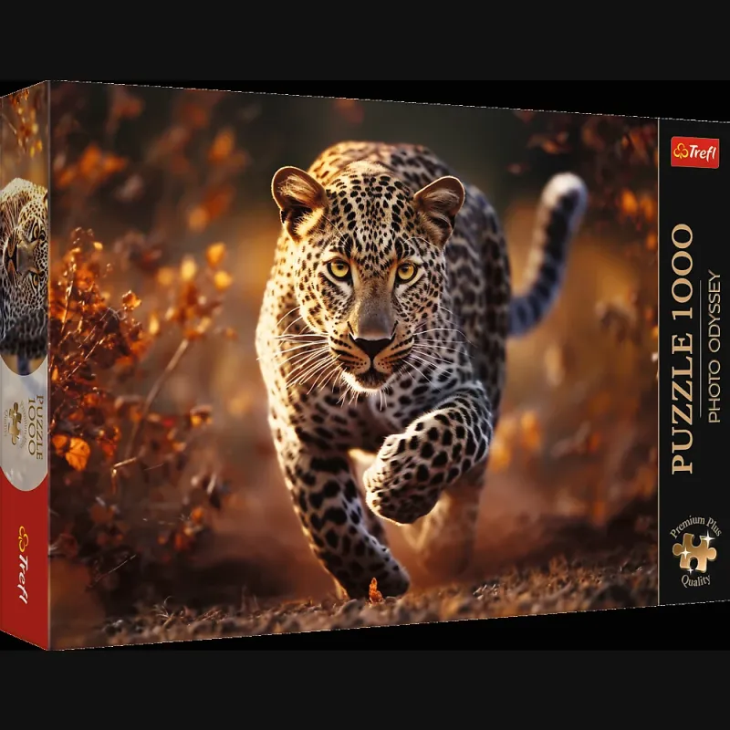 TREFL Premium Plus Puzle Savvaļas leopards, 1000 gab.