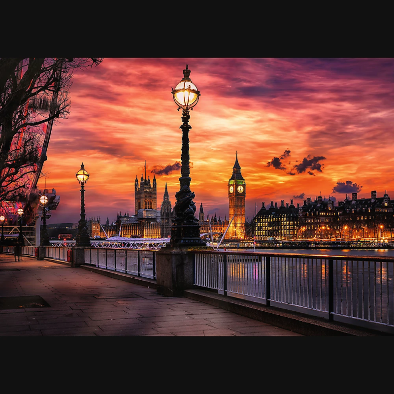 TREFL Premium Plus Puzle Bigbens, Londona, 1000 gab.