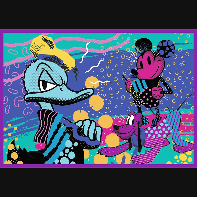 TREFL DISNEY MICKEY MOUSE Pužļu komplekts 4x250 gab.