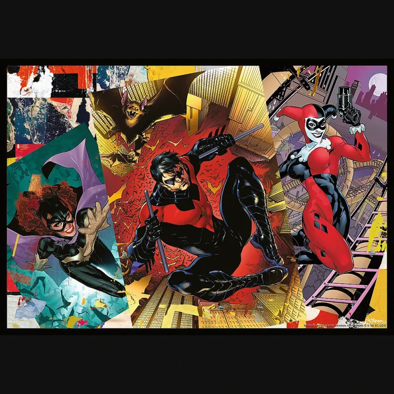 TREFL BATMAN Pužļu komplekts 4x250 gab.