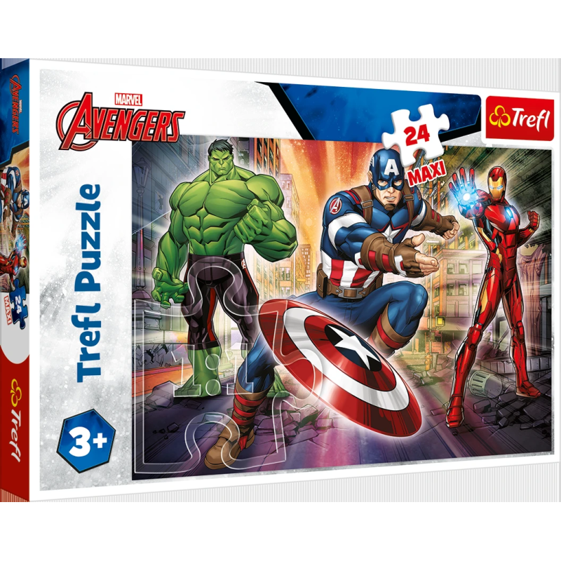 TREFL AVENGERS Puzle Avengers, 24 gab.