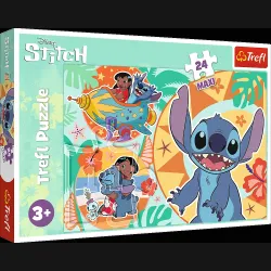TREFL DISNEY STITCH Maxi puzle, 24 gab.