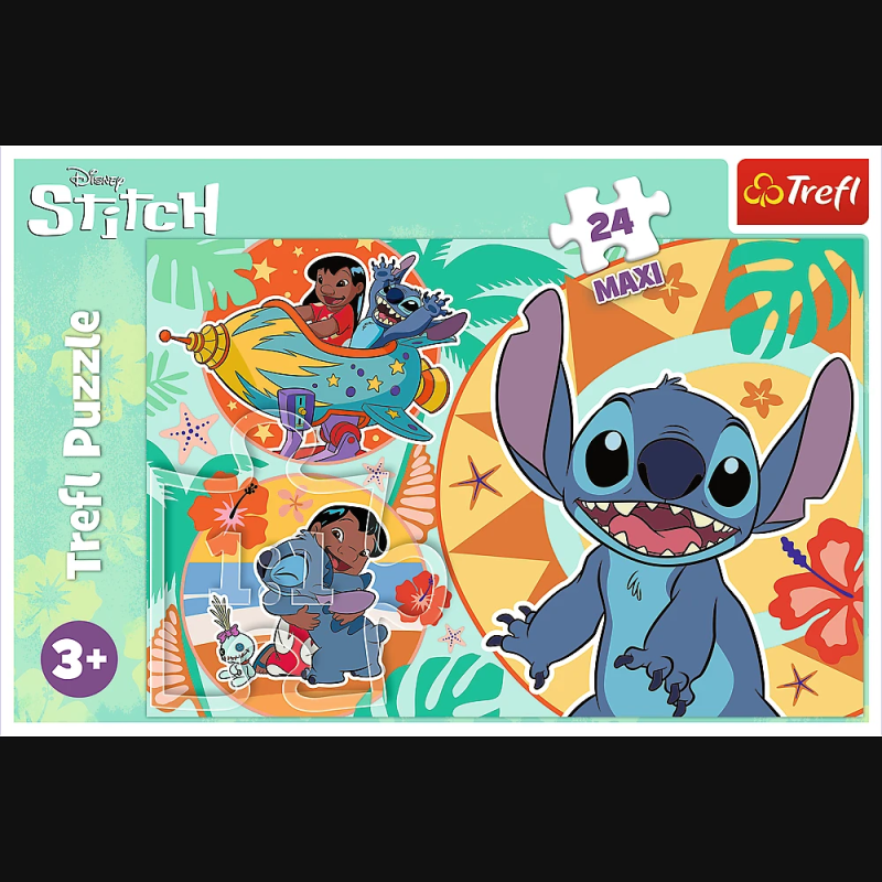 TREFL DISNEY STITCH Maxi puzle, 24 gab.