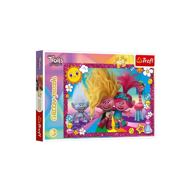 TREFL TROLLS Mirdzoša Puzle Troļļi 3, 100 gab.