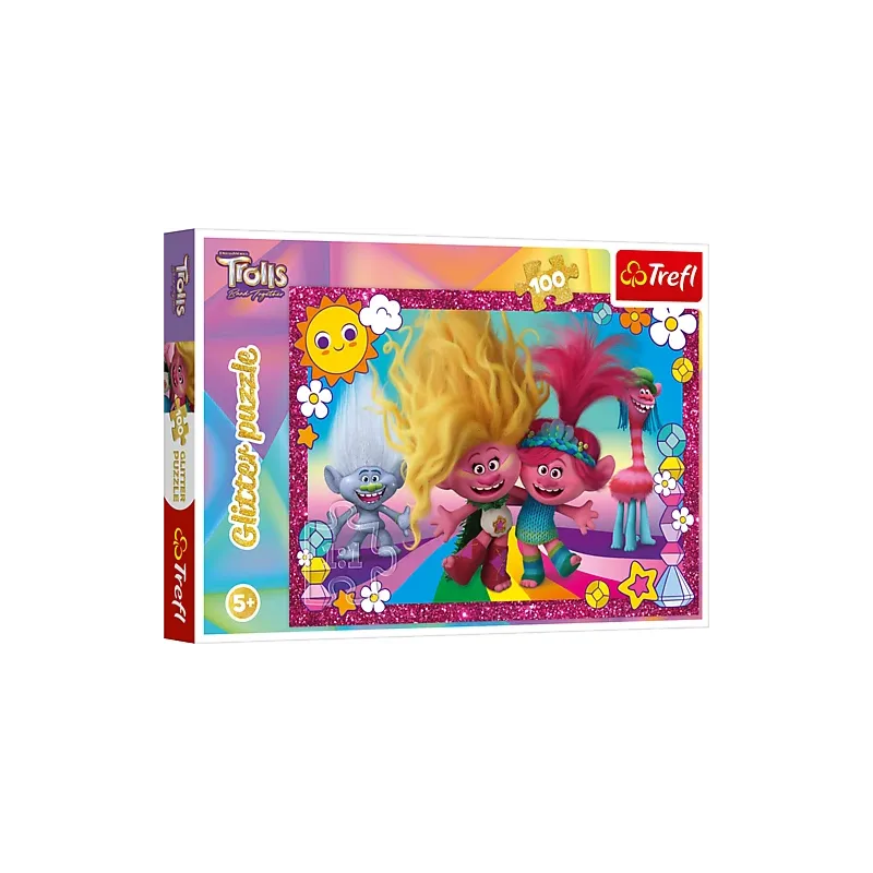 TREFL TROLLS Mirdzoša Puzle Troļļi 3, 100 gab.