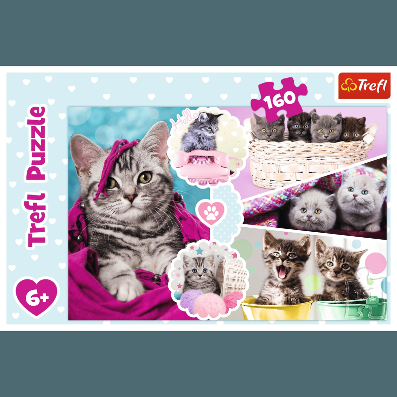 TREFL Puzle "Kaķēni", 160 gab.