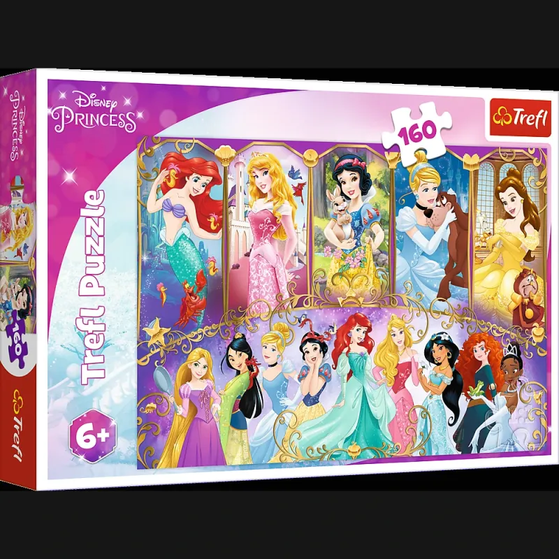 TREFL DISNEY PRINCESS Puzle Princeses, 160 gab.