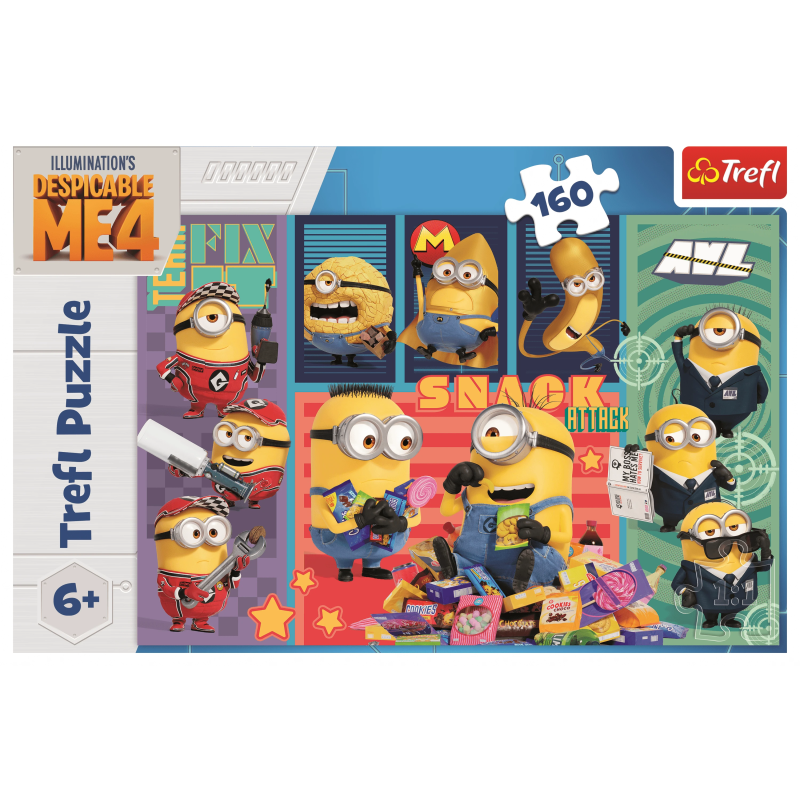 TREFL MINIONS Puzle "Minions", 160 gab.