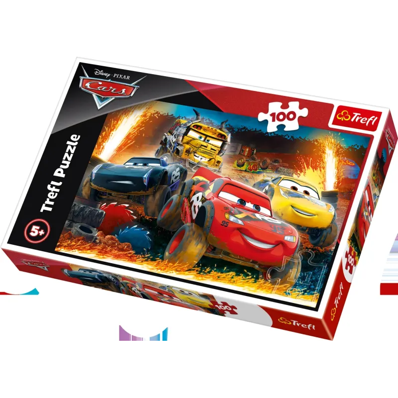 TREFL CARS Puzle Vāģi, 100 gab.