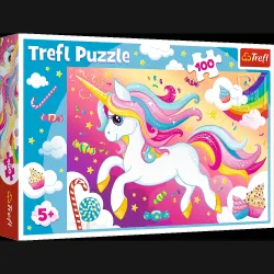 TREFL Puzle Skaistais vienradzis, 100 gab.