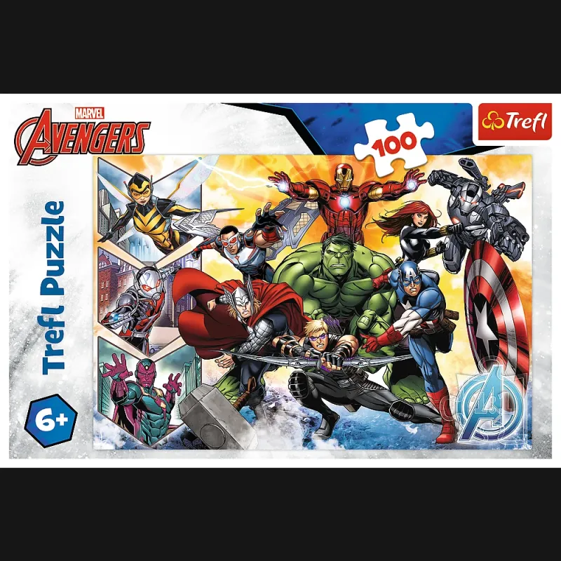TREFL AVENGERS Pusle Tasujad, 100 osa