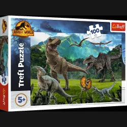 TREFL JURASSIC WORD 100 det. dėlionė „Juros periodo parkas“
