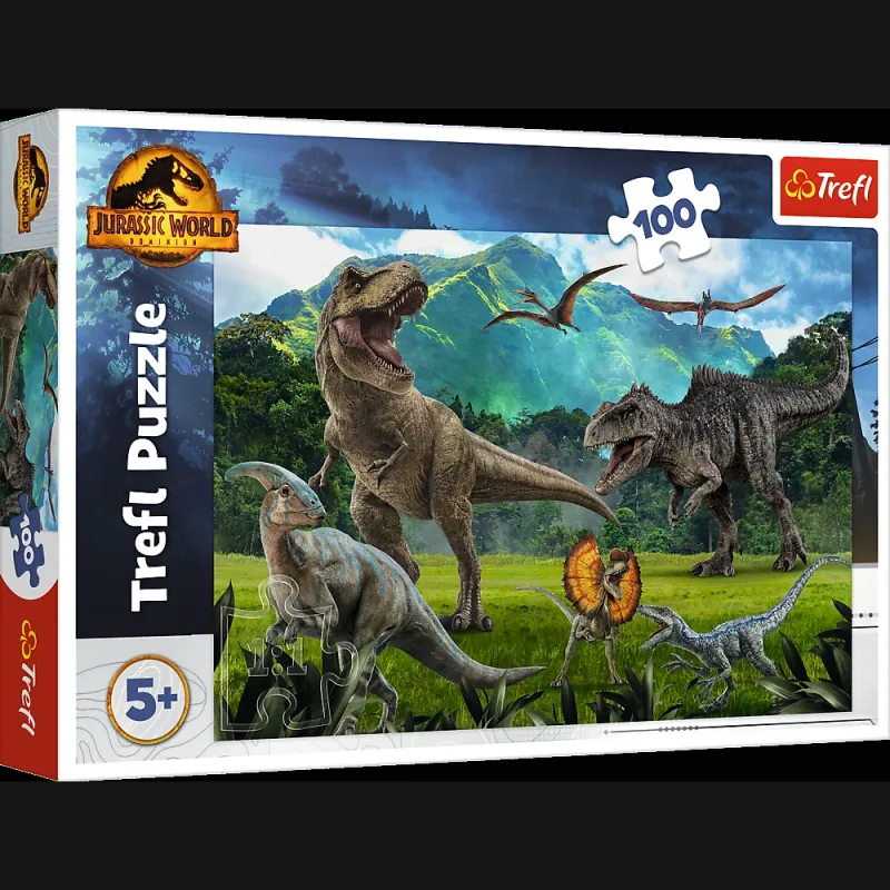 TREFL JURASSIC WORD Puzle, 100 gab.