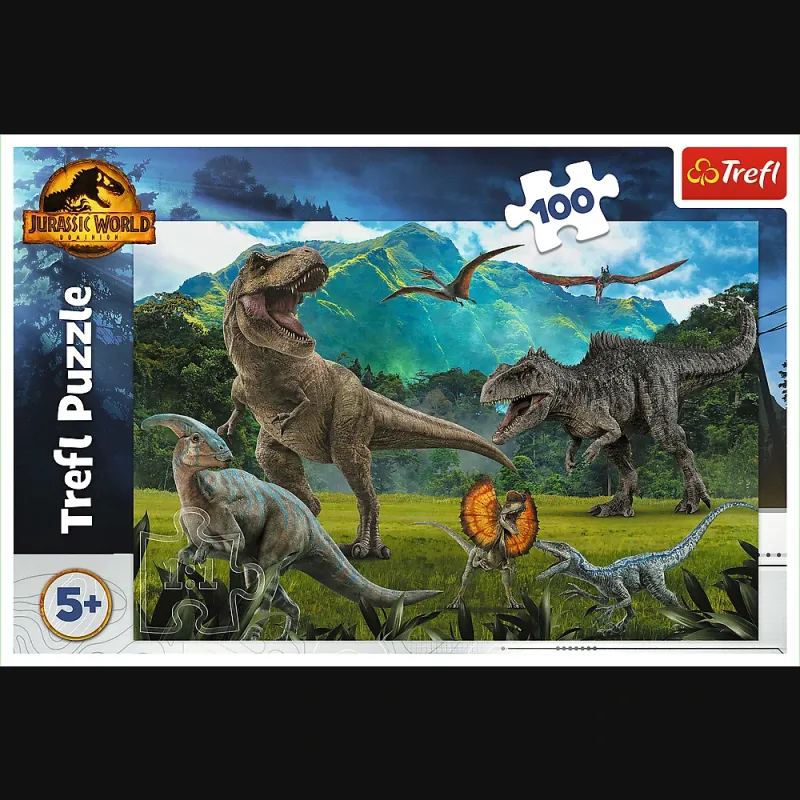 TREFL JURASSIC WORD Puzle, 100 gab.