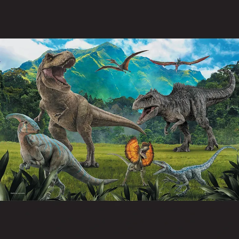 TREFL JURASSIC WORD Puzle, 100 gab.